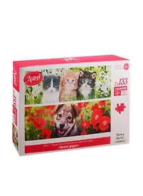 Купить Пазл 2х133 эл. Диптих. Лучшие друзья — Фото №1