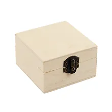 Купить Набор для творчества Шкатулка д/росписи Квадрат 4*6,9*6,9 (дерево) (AM2012) — Фото №1