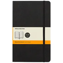 Купить Книга для записей Moleskin Classic Soft, мягкая обложка, чёрная, 96 листов, А5 — Фото №1