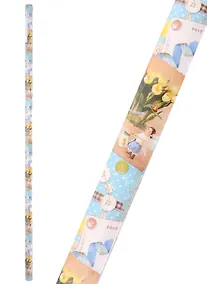 Купить Бумага упаковочная 70*100 "Желтые тюльпаны" мел., инд.уп — Фото №1