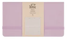Купить Планинг недат. 64л "Joy Book" ежевичное суфле, карманный, иск.кожа 7Б, скругл.углы, тонир.блок, резинка, офсет, ляссе — Фото №1