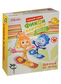 Купить Набор для творчества Sаnta Lucia Фикси-картина Декупаж по ткани Симка и Нолик — Фото №1