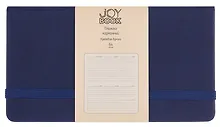 Купить Планинг недат. 64л "Joy Book" спелая голубика, карманный, иск.кожа 7Б, скругл.углы, тонир.блок, резинка, офсет, ляссе — Фото №1