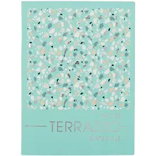 Купить Записная книжка А6 80л тчк. "MATERIALS. TERRAZZO" интегр.обл., ламинация soft touch, тиснение фольгой — Фото №1