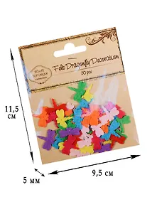 Купить Фетровые стрекозки микс, 2*1,7см, 50 шт (D26001247) — Фото №1