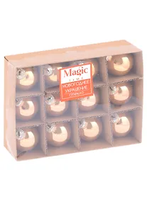 Купить Набор елочных шаров Золотые оттенки (12 шт) (стекло) (3см) — Фото №1