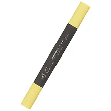 Купить Маркер художественный "Сонет" пастельно-желтый, двухсторон., тонк. и широк.долото, Сонет — Фото №1