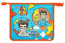 Купить Папка для тетрадей А5 2 отделения "Влад А4" 205*240*65, пластик, молния — Фото №1