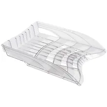 Купить Лоток горизонтальный "S-Wing" пластиковый, дымчатый — Фото №1