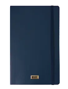 Купить Книга для записей А5 80л лин. "Elegance" синяя, инт.переплет, Schiller — Фото №1