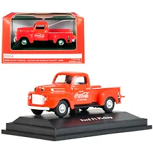 Купить 472001 Машинка литая коллекционная Motor City Classics - Die-сast модель по лицензии Coca-Cola 1948 Ford F1 Pickup, масштаб 1:72 — Фото №1