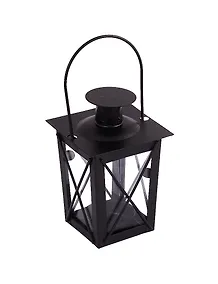Купить Подсвечник-фонарь черный (металл) (12х8) — Фото №1