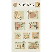 Купить Наклейки бумажные Марки, 19*10, (6 листов) — Фото №1