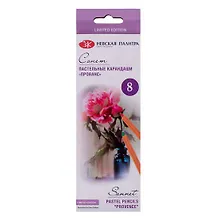 Купить Карандаши пастельные 08цв "Сонет" Прованс, к/к, Сонет — Фото №1