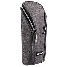 Купить Пенал-косметичка "Private", вертикальный, серый, 21х9х6 см — Фото №1