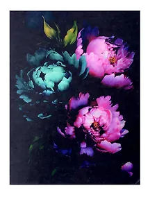 Купить Набор для творчества. Алмазная мозаика с частичной выкладкой на подрамнике "Яркие цветы", 40 х 50 см, — Фото №1