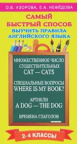 Купить Самый быстрый способ выучить правила английского языка. 2-4 классы — Фото №1