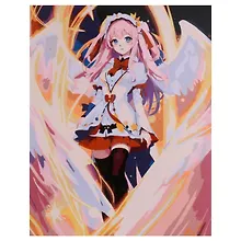 Купить Холст с красками по номерам "Ангельская магия", 40 х 50 см — Фото №1