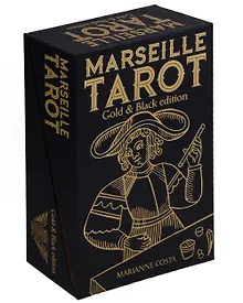 Купить Marseille Tarot. Gold & Black Edition (карты + книга) — Фото №1