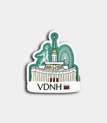 Купить Магнит ВДНХ (Москва) (5х5) (MAG00-MSK0031-F-EN) — Фото №1