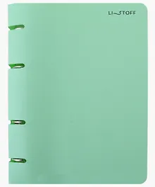 Купить Тетрадь на кольцах в клетку Listoff, "Мятная тетрадь", 80 листов — Фото №1