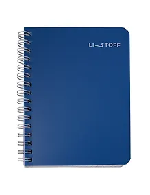 Купить Записная книжка А6 80л кл. "Naval" пласт.обл., спираль — Фото №1