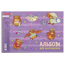 Купить Альбом для рисования Hatber, "Забавные истории", А4, 40 листов, на спирали, в ассортименте — Фото №1
