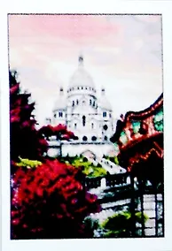 Купить Алмазная мозаика 30*40 см (полное заполнение) "Весенний Париж" — Фото №1