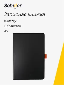 Купить Книга для записей A5, 100 листов в линейку, Schiller — Фото №1