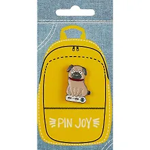 Купить Значок Pin Joy Мопс фр-фр (металл) (12-08599-012) — Фото №1