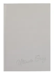 Купить Ежедневник недат. А5 128л. "Ultimate Gray" 7БЦ, мат.лам, блинт.тисн, тонир.блок — Фото №1
