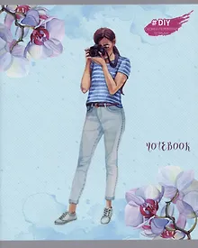 Купить Тетрадь в клетку Listoff, "DIY Collection. Вдохновение", 96 листов, в ассортименте — Фото №1