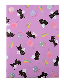 Купить Тетрадь B5 32 листа в клетку "Cat wings", сшивка, Yoi — Фото №1