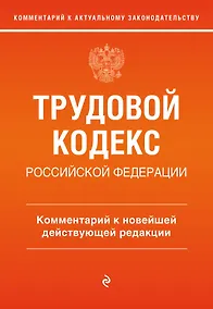 Купить Трудовой кодекс Российской Федерации. Комментарий к новейшей действующей редакции — Фото №1