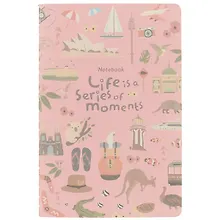Купить Тетрадь в линейку Series of moments, А5, 32 листа, в ассортименте — Фото №1