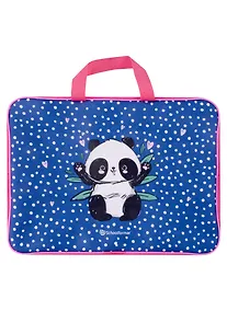 Купить Папка для труда А4 "PANDASTIC" 350*265*60, полиэстер, ткан.ручки — Фото №1