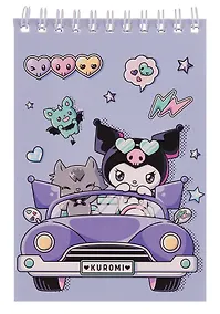 Купить Блокнот А6 60 листов, клетка, "Куроми-3" гребень — Фото №1