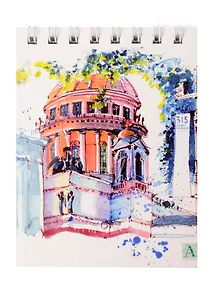 Купить Блокнот А6 60л СПб "Акварельный Питер" спираль — Фото №1