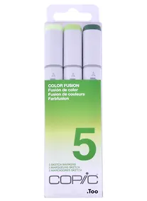 Купить Набор маркеров Copic Sketch Color Fusion 5 3цв — Фото №1