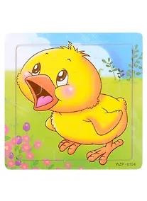 Купить Развивающая рамка "Цыпленок", дерево — Фото №1
