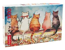 Купить Пазл "Городские коты" 1000 элементов 68х48 см — Фото №1