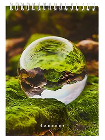 Купить Блокнот А5 80л кл. "Созерцание" гребень, мел.картон, глянц.ламинация, спираль — Фото №1