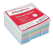 Купить Блок-куб 90*90*45 цветной, пласт. бокс, GoodMark — Фото №1