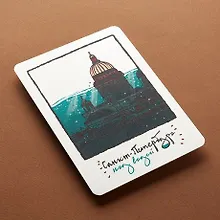 Купить Открытка, одинарная, 15*10,5см Под водой — Фото №1