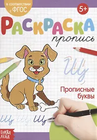 Купить Раскраска-пропись «Прописные буквы» — Фото №1