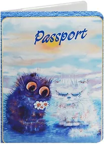 Купить Обложка для паспорта Cats in the City (Давай мириться) (ПВХ бокс) — Фото №1