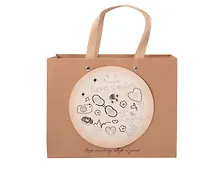 Купить Пакет А4 24,5*19,5*9,5 "Keep smile" дет., крафт, бум.мат.ламинат — Фото №1