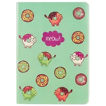 Купить Тетрадь в клетку AnAn, "Кошки-пончики", 40 листов — Фото №1