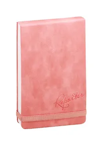 Купить Блокнот "Reporter", 20 х 13 см, 96 листов, розовый — Фото №1