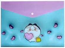Купить Папка -конверт «Kawaii. Котик 3D» А4 на кнопке, Be positive — Фото №1
